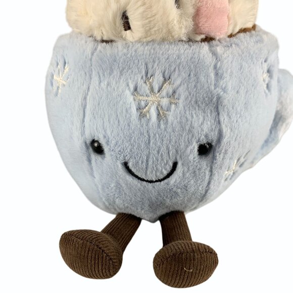 Jellycat Amuseables Hot Chocolate With Marshmallows Whipped Cream Plush Toy New - Picture 2 of 12